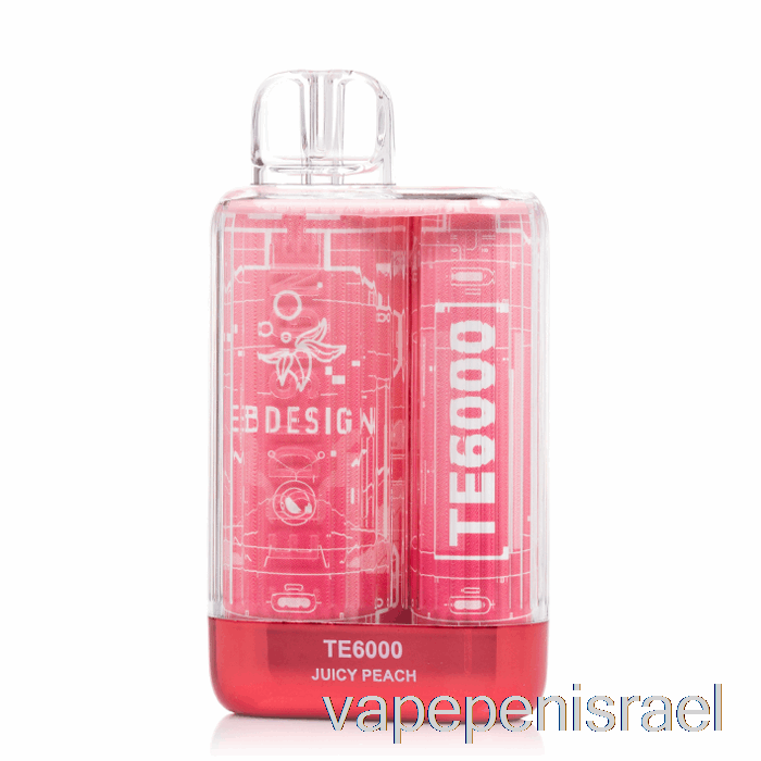חד פעמי Vape Israel Eb Te6000 חד פעמי אפרסק עסיסי